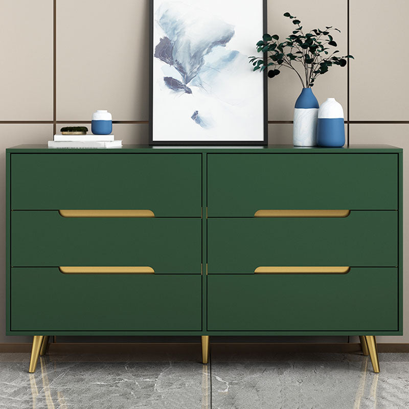 Glam Wooden Chest Bedroom 16" W Storage Chest with 3 Drawers