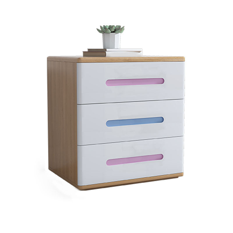 Modern Storage Chest Dresser Solid Wood Dresser with 3 Drawers