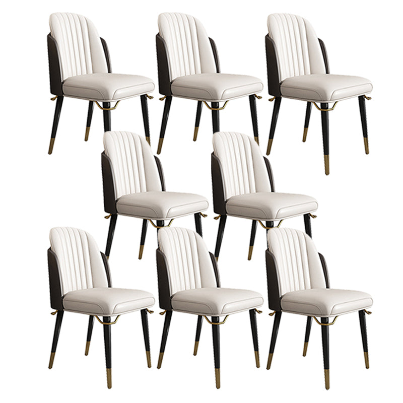 Glam Upholstered Dining Accent Chair Parsons Dining Side Chair