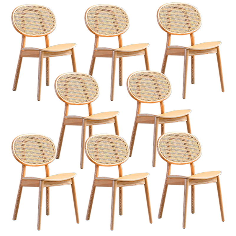 Traditional Style Dining Chair Solid Wood Open Back Dining Side Chair