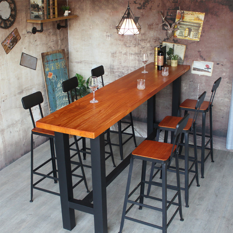 Set di altezza da banco in legno solido industriale 1/7/11 pezzi da banco di poggiapiedi interni