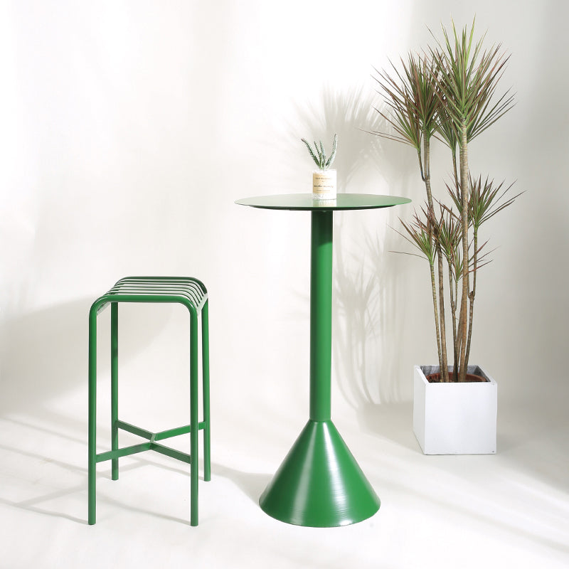 Tavolo da pub in metallo moderno set 1/2 pezzi tavolino rotondo per sala da pranzo