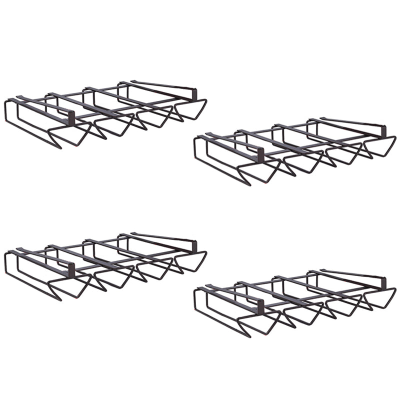 キッチン用のモダンメタルハンギングワインラックワインステムウェアホルダー