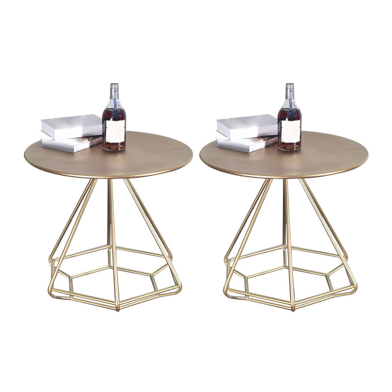 Comodino da tavolo di accento in metallo industriale 19,68 "un cabmiere alto