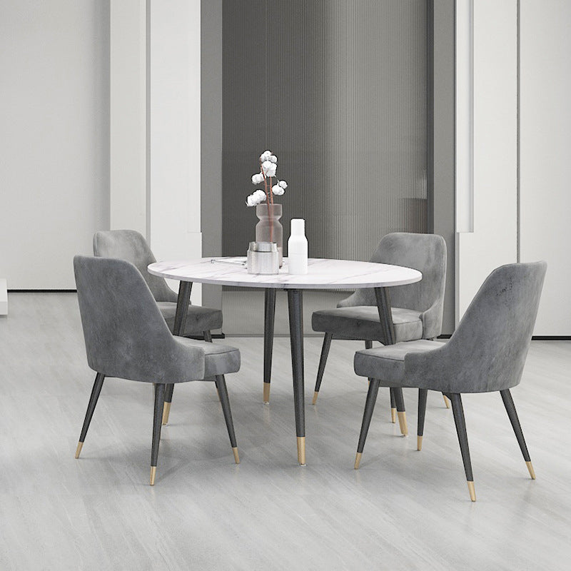 Eigentijdse ronde tafel set 1/2/5 stukken dinerset voor keuken
