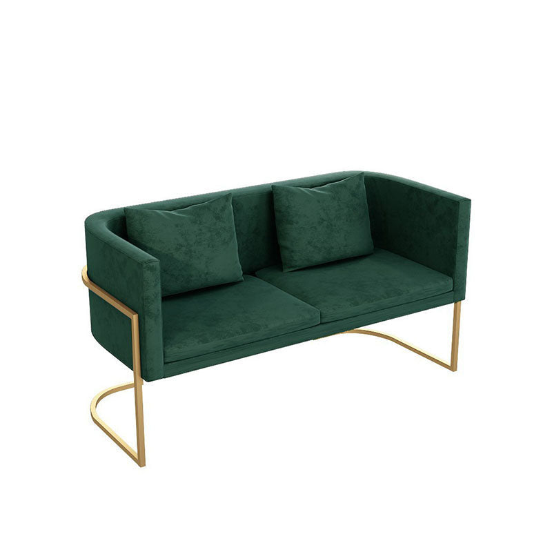 Stoffsofa mit Smokingarm, 29,53 Zoll hoch für Wohnzimmer