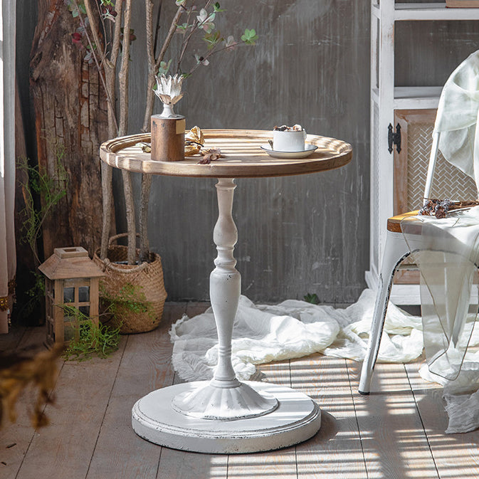 Franse land houten cocktailtafel noodlijdende koffiecocktailtafel voor thuis