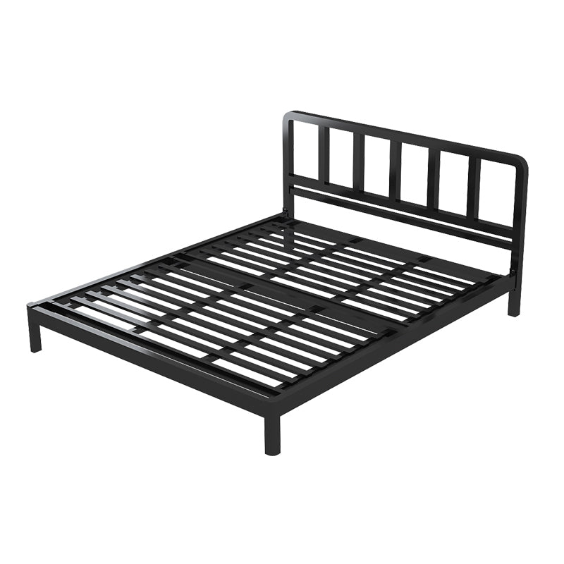Modern Metal Folding Bed Rectangular Open-Frame Bed with Metal Legs