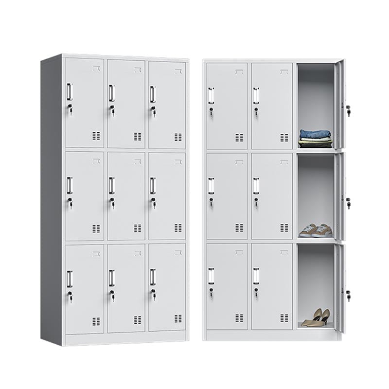 Contemporary Style Metal Wardrobe White Colour Wardrobe Closet for Home 9 Clearhalo 'Armoires & Wardrobes' 'armoires_wardrobes' 'Bedroom Furniture' 'furn' 'furn_armoires_wardrobes' 'Furniture' 5932916