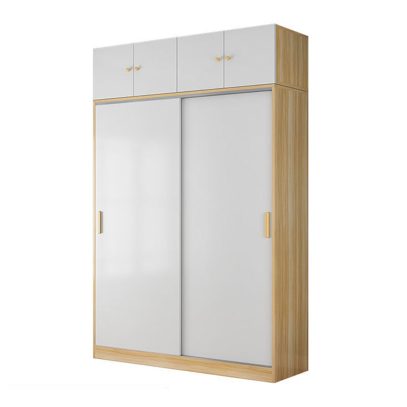 Engineered houten garderobe kast moderne garderobe kast met planken