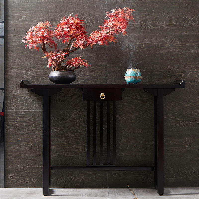 Pine Console Tafel Midden-eeuwse moderne rechthoek accenttafel voor Hall