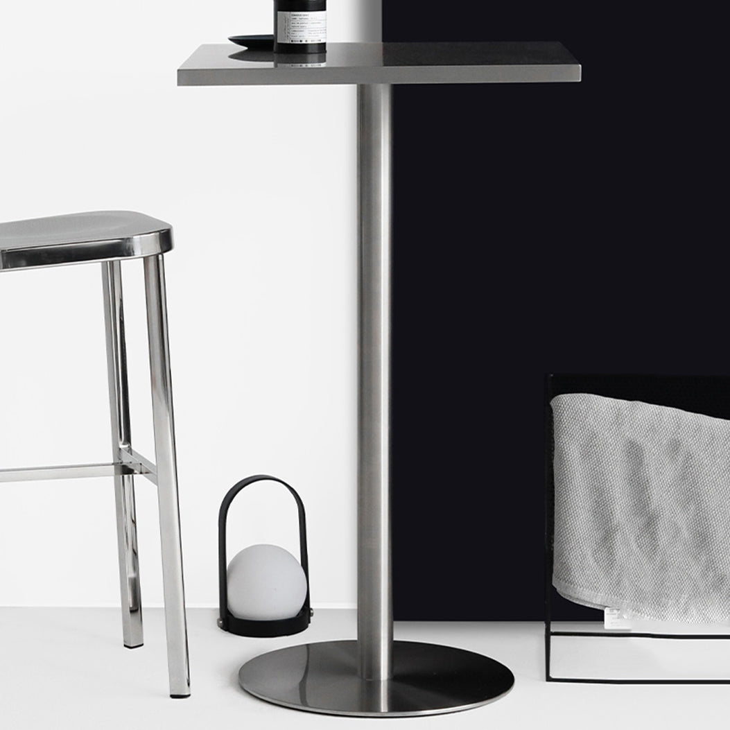 Tavolo da pub in stile industriale altezza tavolo da bar metallico per interno