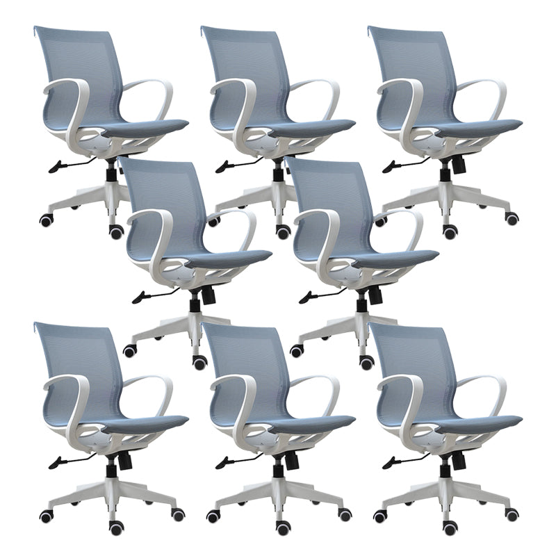 Chaise du bras contemporain Chaise de conférence de hauteur de siège réglable à bras fixes