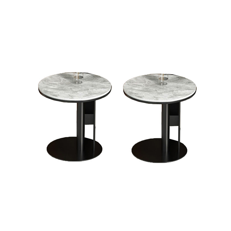 Modern End Table Round Minimalist Side End Table for Living Room