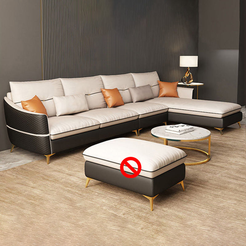 Sectioanl in pelle finta, resistente alle macchie, 66,9 "W per soggiorno