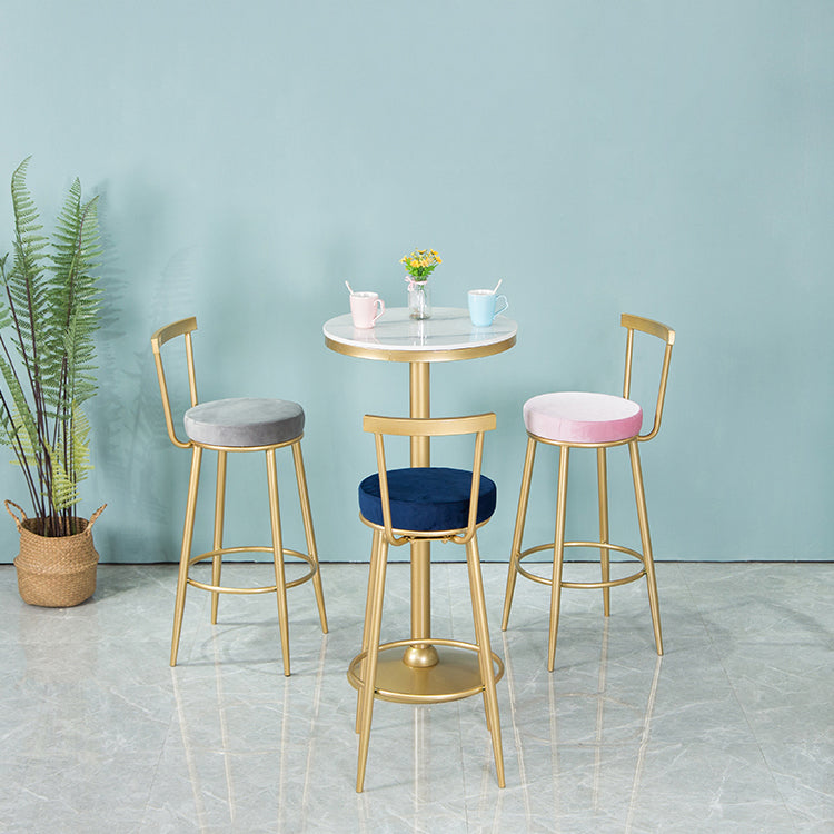 Set di banconi a tavola fissa 1/3/4 pezzi glam in stile sinterizzato in pietra tavolo set per uso domestico