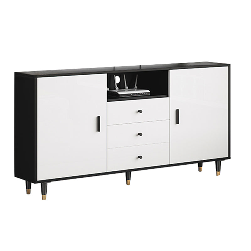 Cabinet télévisé en bois Modern Minimalist Home Open TV Stand Console