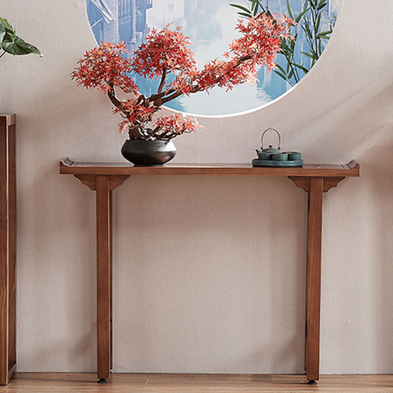 Tavolo da console di legno Tavolo di accento moderno di mezza secolo per Hall