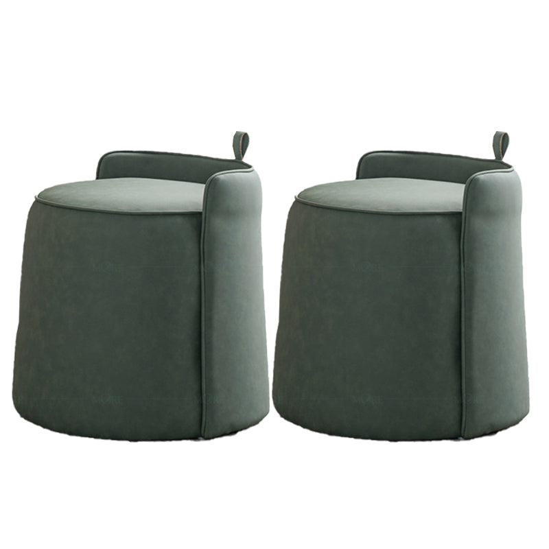 ノルディックパーソンズチェアバニティボンドレザーアームレスバニティチェア