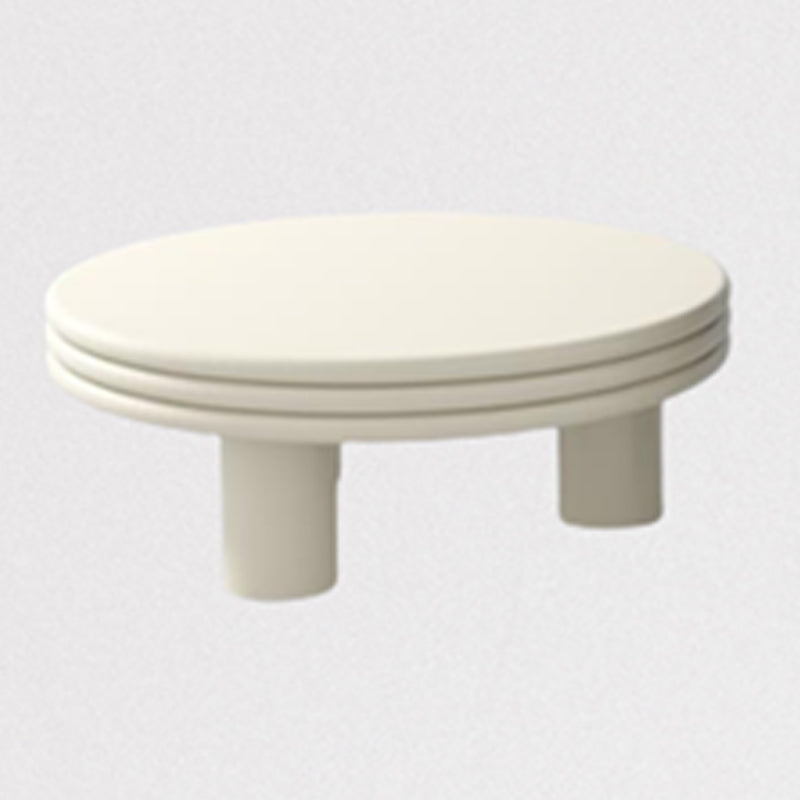 Tavolino rotondo contemporaneo tavolo da cocktail in legno con 3 gambe