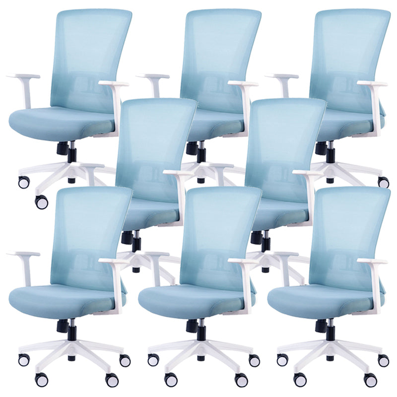 High Back Home Office Stuhl Height-Shortable Swivel Rolling Task Stuhl