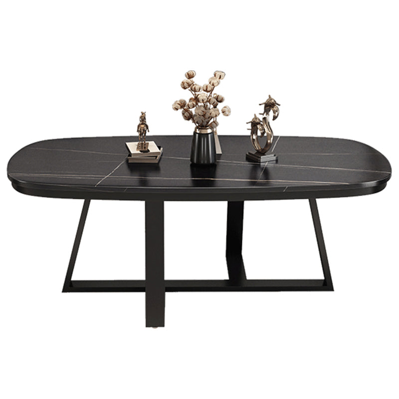 Tavolo da cocktail top in pietra glam 1 tavolino da caffè singolo - 17,72 "h