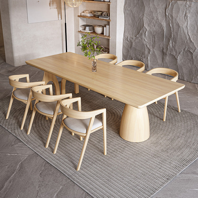 Set di tavoli da pranzo in legno massiccio industriale 1/2/7 pezzi set da pranzo