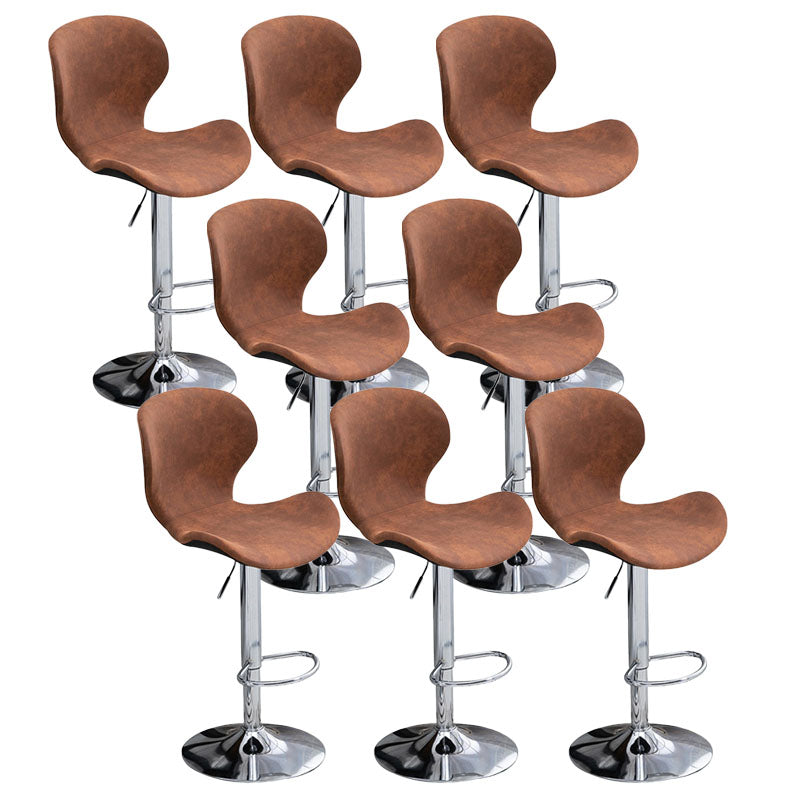 Fungili da poggiapiede in pelle bassa sgax in metallo in metallo scandinavo