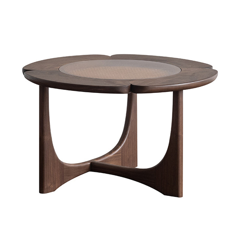 Tavolino da cocktail al caffè con le gambe incrociate con tavolino contemporaneo