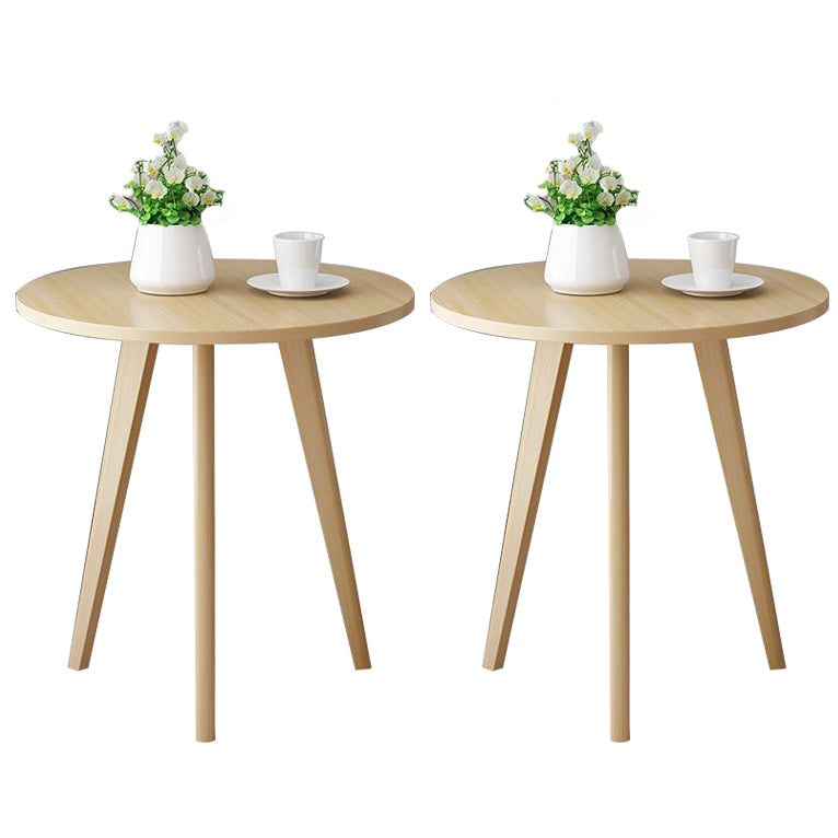 Tavolo da estremità laterale in stile contemporaneo a 3 gambe rotonde divano tavolo accento laterale