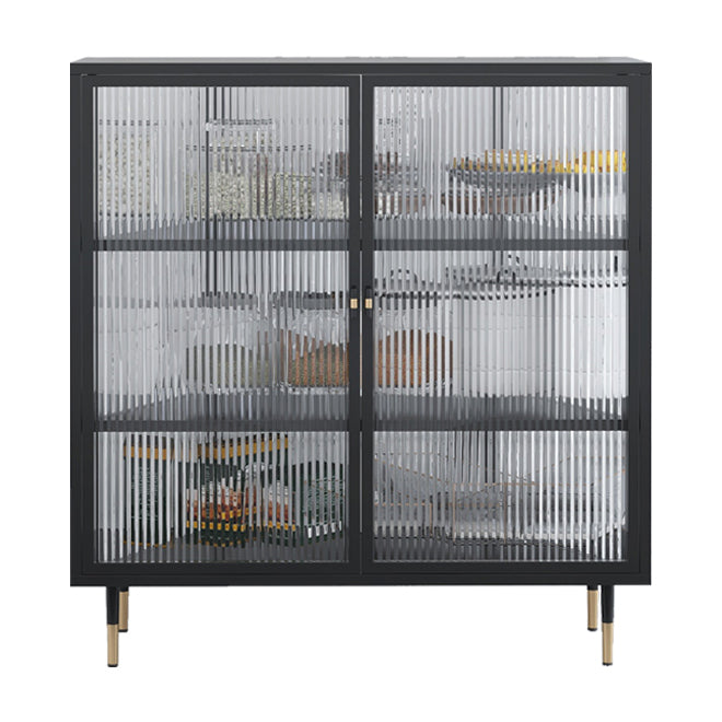 Sideboard in metallo con armadi glam pranzo server per soggiorno