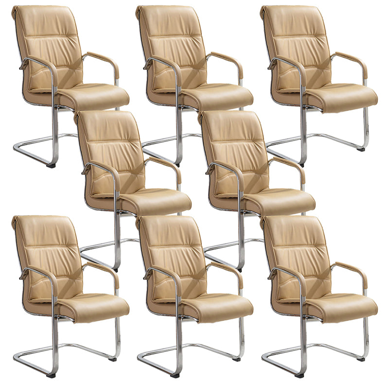 Sedia da ufficio a metà schiena moderna nessuna sedia a braccio imbottita