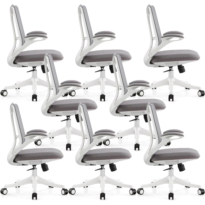 Zeitgenössischer Flip-up-Armlehre Büro Vorsitz