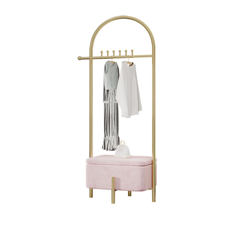 Rack de cintre de manteau moderne Rack de manteaux de manteau autoportant avec rangement