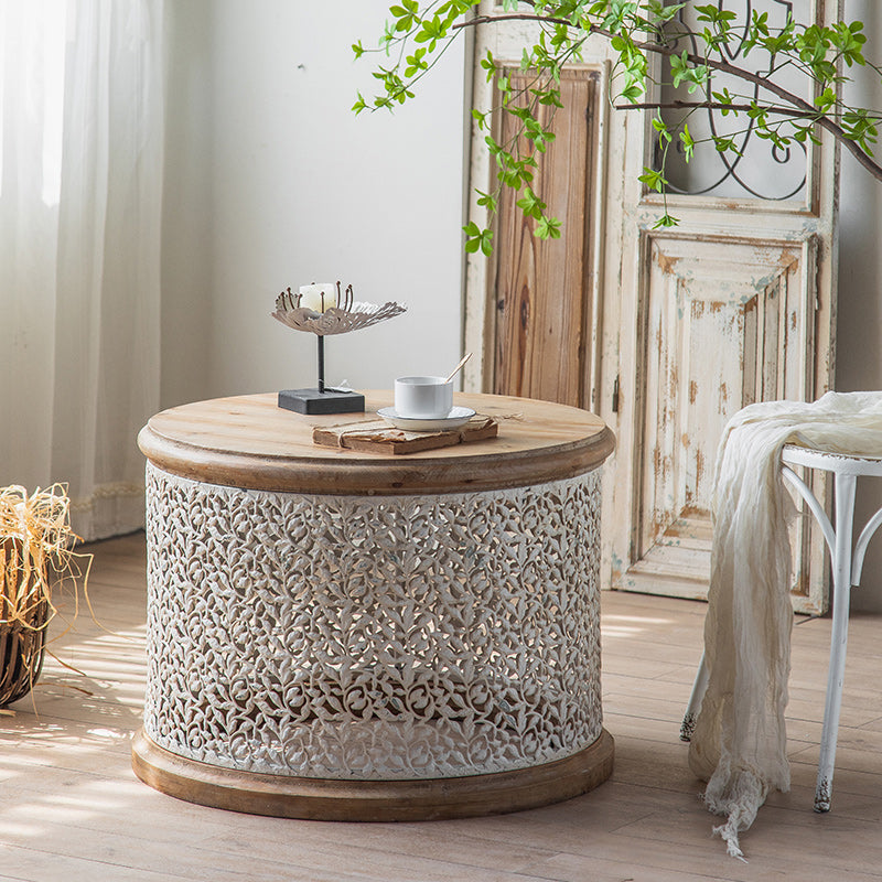 Tavolino in campagna francese in campagna tavolino in legno massiccio