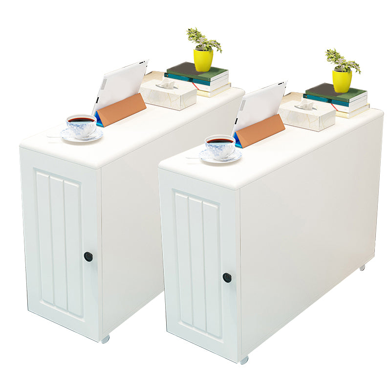 23,62 "Table de bout de style contemporain de style contemporain table d'accent latéral canapé en bois