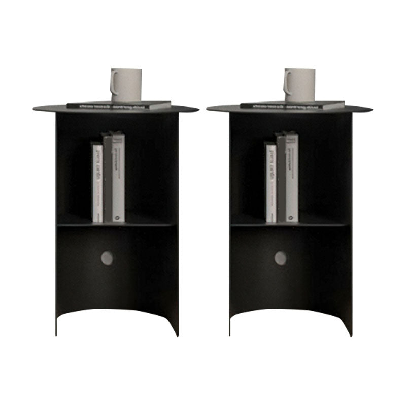 Comodino in metallo mobile moderno per scaffali, 18 "l x 15" w x 20 "h