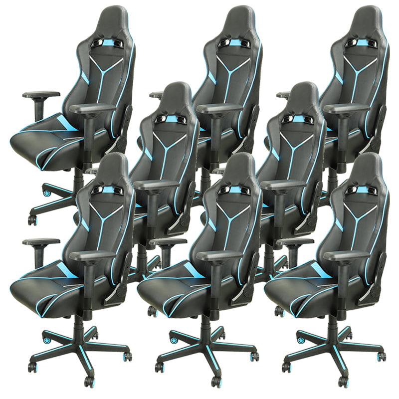 Silla de computadora ergonómica alta contemporánea con mecanismo de inclinación silla de tareas