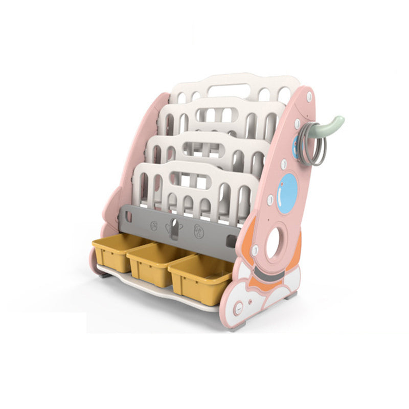 Scaffali di plastica moderna e contemporanea Libreria per bambini scaffale