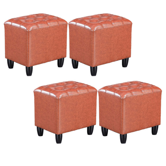 Fucile in pelle nera in pelle nera rettangolo colore puro standard interno