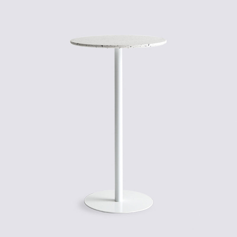 Square and Round Pedestal Bar Table Modern Outdoor Stone Bar Table