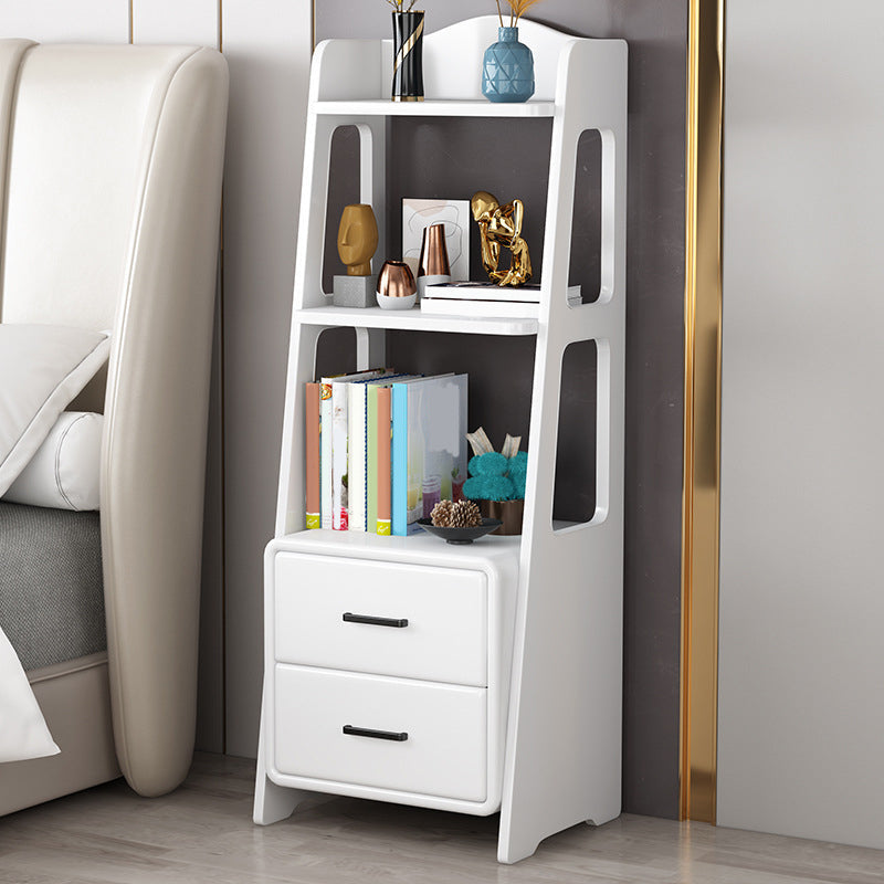 Ladder boekenplank moderne houten boekenkast met ladeopslag 47 "h x 14" w