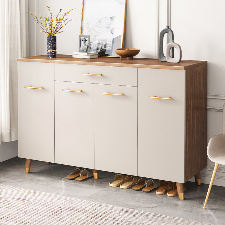 Modern Accent Cabinet with Solid Wood Straight Legs and Doors 55.1"L x 12.6"W x 39.4"H Clearhalo 'Cabinets & Chests' 'cabinets_chests' 'furn' 'furn_cabinets_chests' 'Furniture' 'Living Room Furniture' 6048863