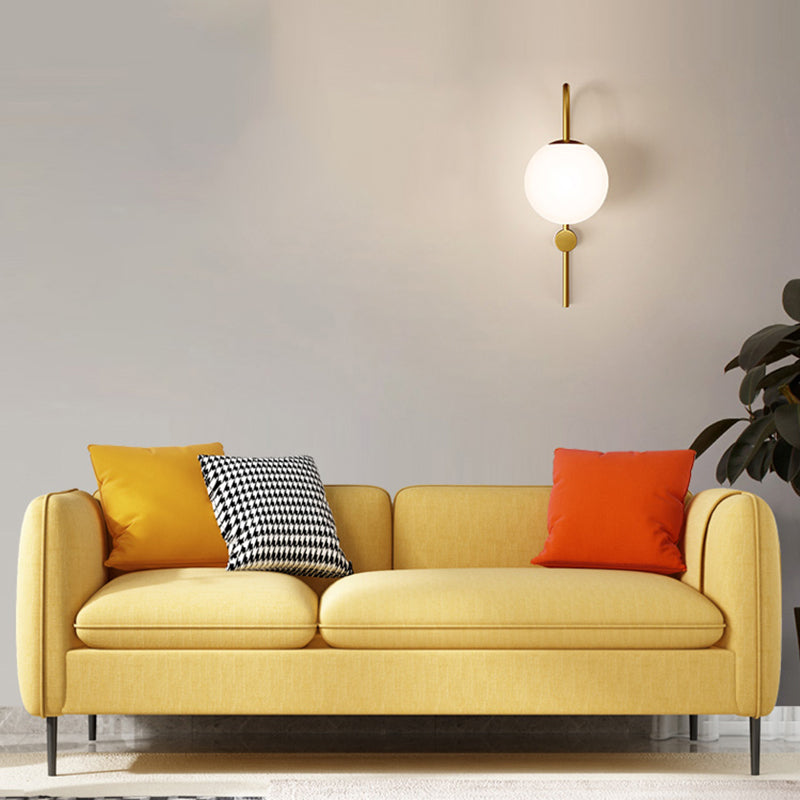 29,92 "H zeitgenössische 3-Sitzer-Baumwollmisch-Quadrat-Armsofa