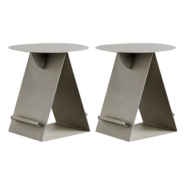 Mesa de metal de la tabla final abstracta de mediados de siglo MESTERA MEDIA PARA SOFA