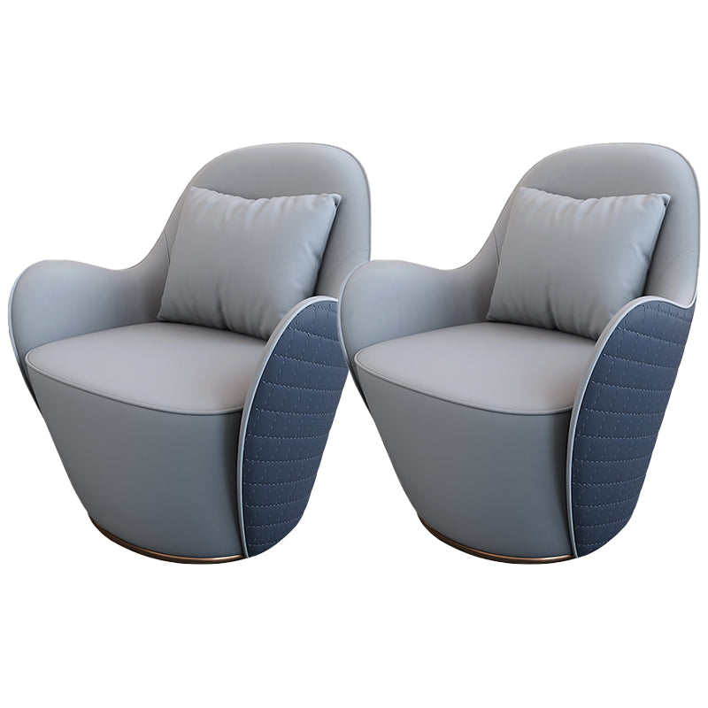 Faux Leder Armstuhl 27,55 "Weit ausgestellte Waffenstuhlarme enthalten Stuhl Stuhl