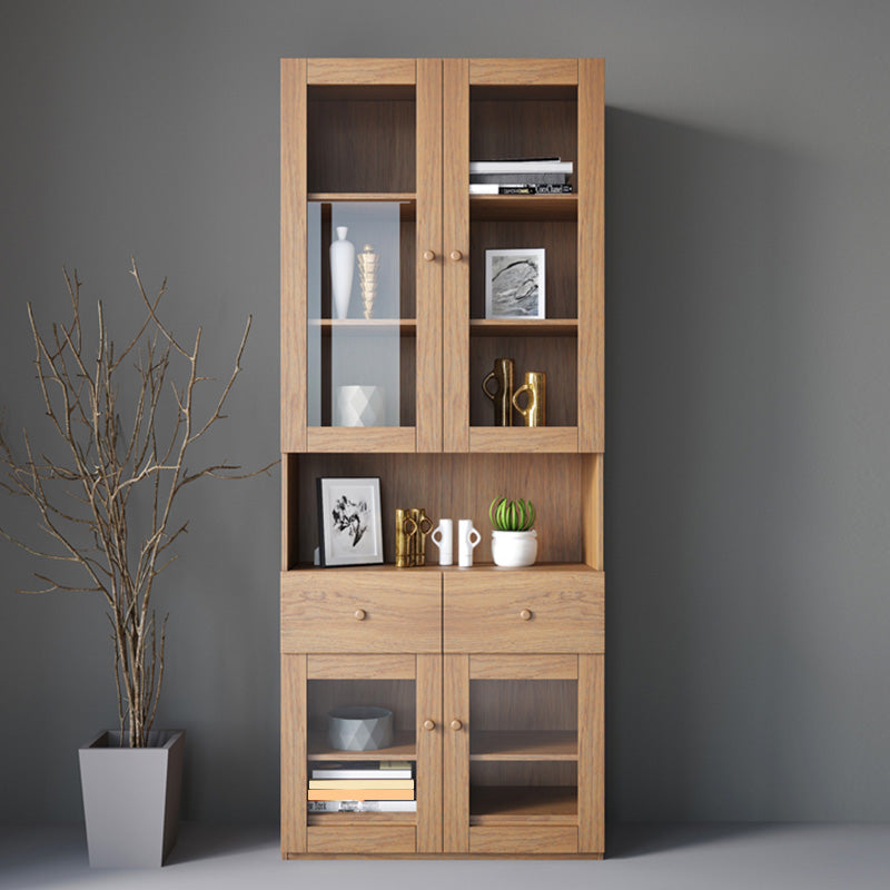 Armoire à accent moderne armoire de rangement carré avec vitre