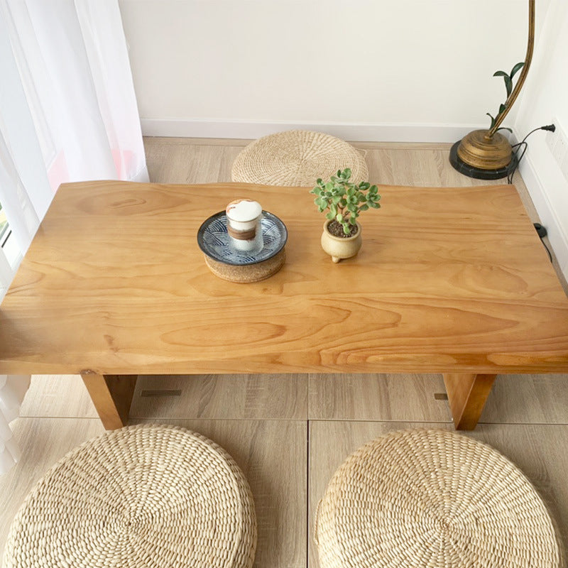 Tavolino da cocktail in slitta scandinava in tavolino in legno di pino