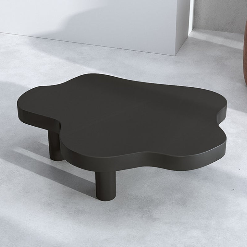 Tavolo da cocktail nordico 3 gambe in legno massiccio tavolino da caffè geometrico