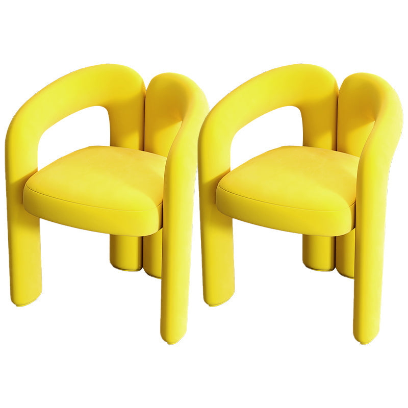 Velvet Barrel chaise 22.04 "Armoiries de large Chaise incluse pour le salon